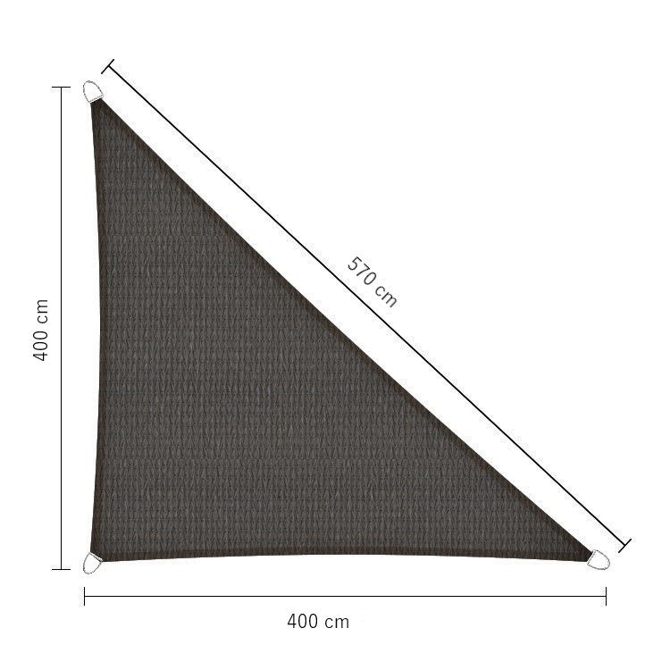 SMART driehoek 90 graden 4x4x5.7 antraciet -